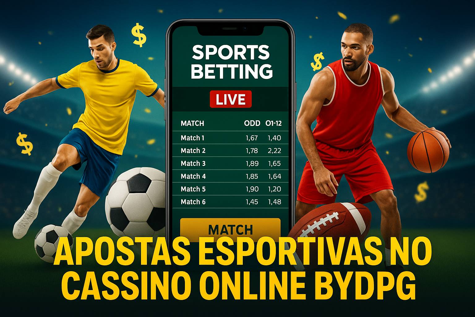 Apostas esportivas no cassino online BYDPG